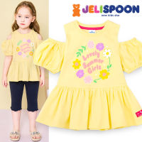 Jelispoon เสื้อเปิดไหล่ลายดอก Korea brand JCPGTS12