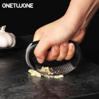 Onetwone สแตนเลสเครื่องบดกระเทียมคู่มือครัวที่บดมือกดกระเทียม Chopper Gadgets การทำอาหารอุปกรณ์เครื่องใช้ในครัว