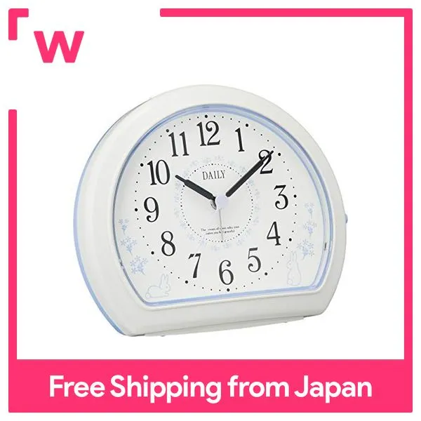 Rhythm (RHYTHM) Quartz Alarm Clock Analog Daily R550 Electronic Sound