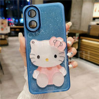 เคสมือถือสำหรับ OPPO A38 A78 A58 NFC 4G 5G OPPOA58ถุงขนม4G ฝาหลังนิ่มพร้อมเคสใสกระจกแต่งหน้า Oppo A78ป้องกันเลนส์4G