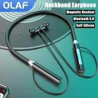 Wireless Headphones Bluetooth Neckband Magnetic Earphones Sport Running Earbuds Waterproof Bluetooth 5.0 Headset With Mic Over The Ear Headphones