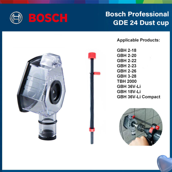 หมวกเก็บฝุ่น-bosch-gde24สว่านไฟฟ้าฝาครอบเก็บฝุ่นเหมาะสำหรับ-gbh-180-li