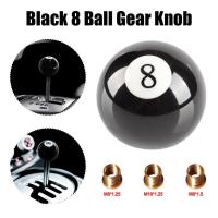 【DT】 hot  8 Eight Pool Billiard Ball Gear Shift Knob w/ Adapter Universal Vehicle AT/MT Shifter Lever Head Black High Quality Acrylic