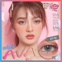 ?️มีค่าสายตา?️ Kitty Kawaii  Mini AVA Gray Brown ?️ยี่ห้อคิตตี้คาวาอิ กรองแสง เลนส์มินิ ลายสวย ค่าอมน้ำ 55% ขายดีมาก  คอนแทคเลนส์