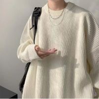 【YD】 Sweaters Men Crewneck Color Knitted 2023 Pullovers Streetwear Sweater Male