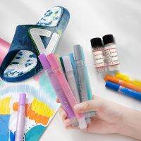 2023 Tai chi slippers handpainted graffiti diy mark pen mark pen not waterproof fade resistance to knock against protectant fixing agent