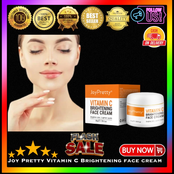 JoyPretty Vitamin C Brightening Face Cream Whitening Moisturizing Fade ...