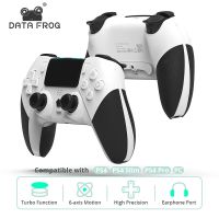 ZZOOI DATA FROG Bluetooth-compatible Wireless Controller For PS4 Gamepad For PC Joystick For PS4/PS4 Pro/PS4 Slim Game Console