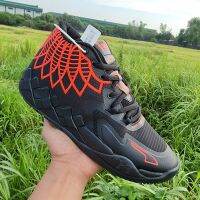 2023 New HOT [Original] PM*La Melo- Ball- Fashion All Match Basketball Shoes Absorption Comfortable Sports Sho Black Red {Free Shipping}