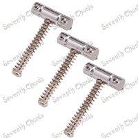 WK-3 Pcs Chrome Vintage Bridge String Saddles for TL Electric Guitar Replacement  - Diameter 6.5MM