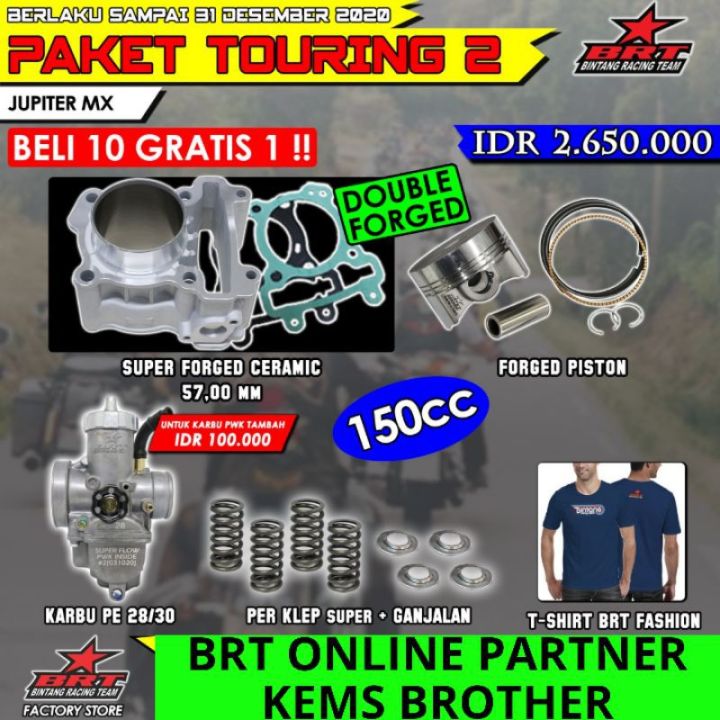 Paket Brt Mx Vixion Nvl Nva Xabre Touring Boreup Cc Lazada Indonesia