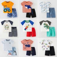 2T 7T Baby Boys Clothing Sets Quality 100 Cotton Toddler Kids Clothes Short Sleeve Boy Children Suits Outwear