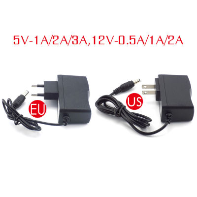 【Quality】 DC 12 V 5V Power Adapter 1A 2A 3A 5 12 V โวลต์อะแดปเตอร์ Switching Charger Supply EU Plug 220V To 12 V สำหรับหลอดไฟ Led