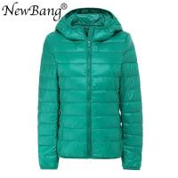 ZZOOI NewBang Brand Large Size 8XL 7XL Womens Overcoat Female Ultra Light Duck Down Jacket Plus Autumn Winter Hooded Down Coat