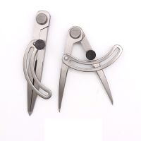 1 pc Leather Spacing Gauge fitters draw compasses carbon steel head edge trimmer leather tools Leather DIY accessories