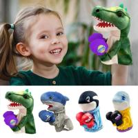 Toddler Hand Puppets Cute Animal Shape Hand Puppets for Kids with Sound Effects Junior Puppet Kids Puppets Stuffed Animal Puppet for Storytelling admired