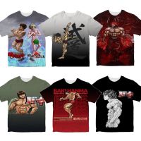 Kids Hanma Baki 3D Print T Shirts Children Cool Anime Tshirts Boys Girls Cartoon T-shirts Toddler Tee Tops Camiseta Infantil