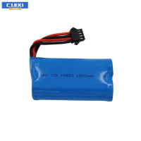 Hot Sale Lithium Battery 1500mah High Capacity 4p Plug 18650 Battery For Udi902 Udi002 Huanqi 961 962 Rc Boat Rc Speedboat