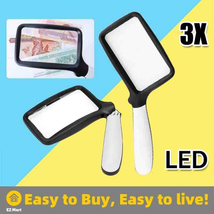 Reading Magnifier with Light Large for Low Visions Seniors Repair