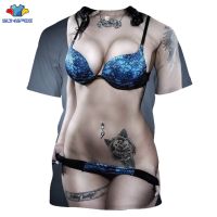 2023Summer Men T Shirt Sexy Goddess Unisex 3d Printed T Shirt Men Harajuku  Fashion Casual Streetwear Hip Hop O-neck Clothes