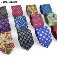 New Print Mens Tie Floral Neckties Imitation Silk Polyester Cravat Accessories Bussiness Daily Wear Wedding Party Gift For Man