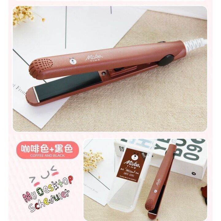 พร้อมส่ง-เครื่องหนีบผมมินิ-หนีบมินิ-ขนาดพกพา-ทำผมทรงหนีบตรง-mini-9001-มีหลายสีให้เลือก