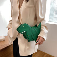 2022 Dinosaur Crossbody Bag for ashion Chain Purses PU Leather Shoulder nd Designer Handbags Female Casual Clutch Bags