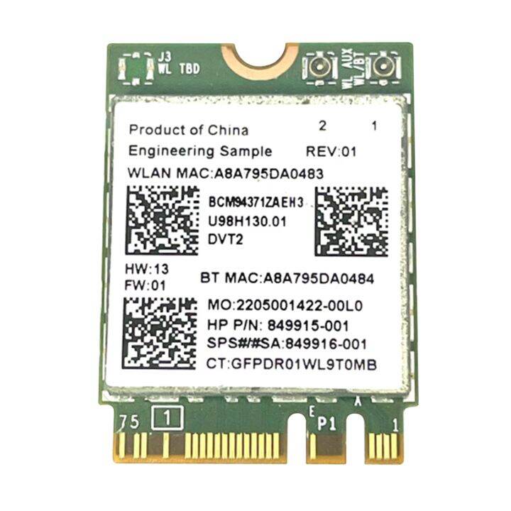 BCM94371ZAE Wireless Network Card 2.4G/5G Dual-Band 1167M Bluetooth 4.1 ...