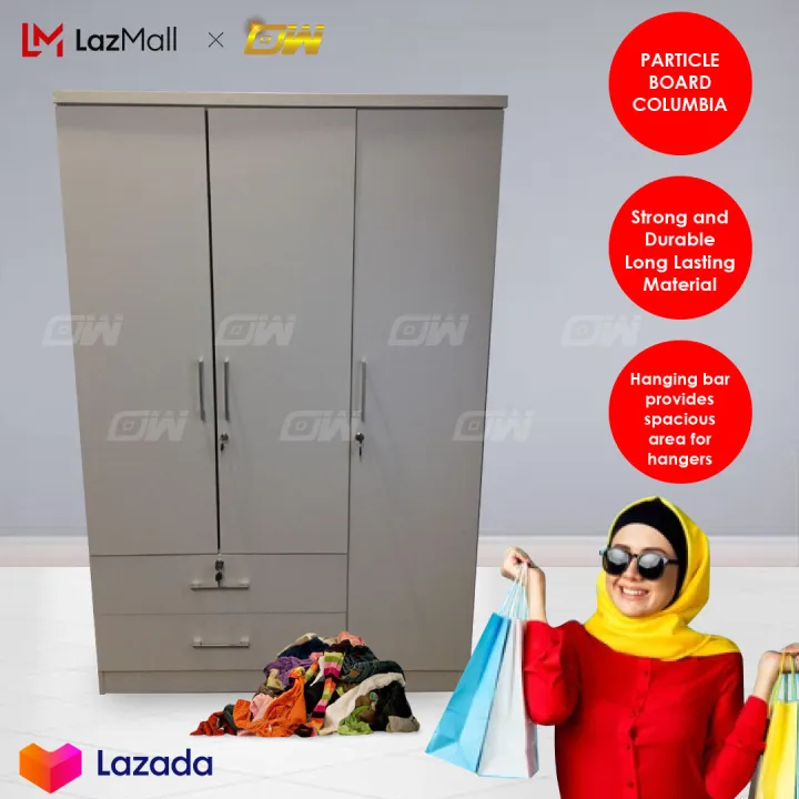 May 3 Door Wardrobe / Swing Door / Cloth Storage