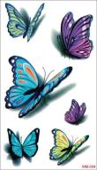 HCMHình xăm dán bướm 3D kích thước 6 x 10 cm - miếng dán xăm đẹp dành cho thumbnail