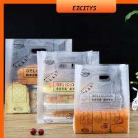 EZCITYS 100PCS ขอบคุณนะครับ ถุงพลาสติกใส่ของ พร้อมมือสำหรับเด็ก โปร่งใสโปร่งใส ถุงช้อปปิ้งถุง อุปกรณ์จัดงานแต่งงาน กระเป๋าใส่เครื่องประดับ ถุงบรรจุภัณฑ์ของขวัญคริสต์มาส ตกแต่งปาร์ตี้งานแต่งงาน