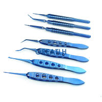 1Pcs Ophthalmic Titanium Akahoshi Phaco Prechopper ตรงมุม Ophthalmic Microsurgery Instruments 7ประเภทอุปกรณ์เสริม