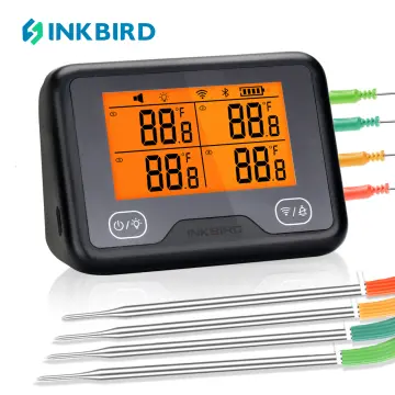  Wi-Fi & Bluetooth BBQ Smoker Temperature Controller with  Automatic Smoker Fan, INKBIRD ISC-027BW Grill Thermometer with 4 Probes for  Big Green Egg, Kamado Joe, Primo, Vision Grill, Akorn Kamado : Patio