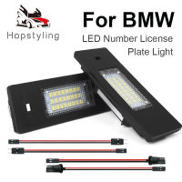 2Pcs LED 24SMD License Number Plate Light For BMW 1 Series E81 E87 E87N F20 F21 Car Light Source No Error Car Lamps