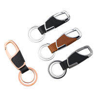 4 Colors Genuine Leather Keychain Business Gifts Leather Men Car Key Strap Waist Wallet Pendents Keyring For Perodua Proton Geely Wuling Roewe MG etc.