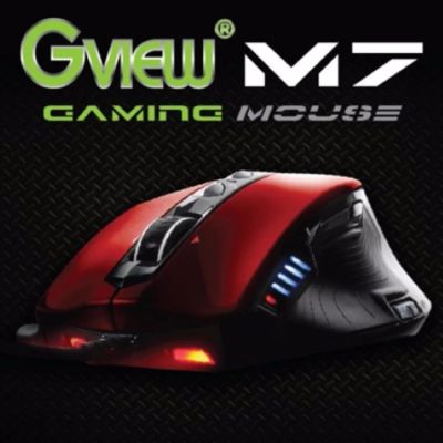Gview เลเซอร์เกมมิ่งเมาส์ (GV01GM) รุ่น M7