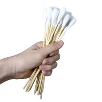 【cw】 Large Cotton Swab Big Head Gynecological Baby ion Medicine Long Cotton Swab Sterile Cotton Rod 20cm ！