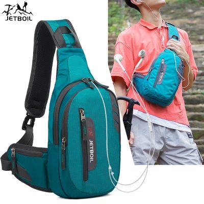 [COD] Cross-border outdoor sports chest bag casual travel shoulder backpack multi-functional version Messenger