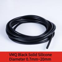 【hot】✥ Diameter 0.7mm 20mm VMQ Silicone Cord Rubber Gasket Trim Strips O Temperature