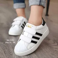 Giày thể thao bé trai bé gái 3 sọc kiểu quai dán hàng loại 1 CG28