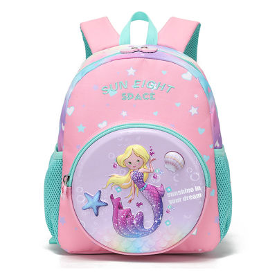 Baby Backpacks Preschool 3D Cartoon Kindergarten School Bags Waterproof Nylon Fashion Baby Bag 11 inch