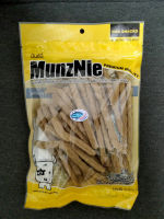 MUNZNIE มันนี่ซองใหญ่ ขนมสุนัข ขนมหมา อาหารว่างสุนัข ปลานิ่มแท่ง (เส้นเล็ก) 350g (1 ซอง)