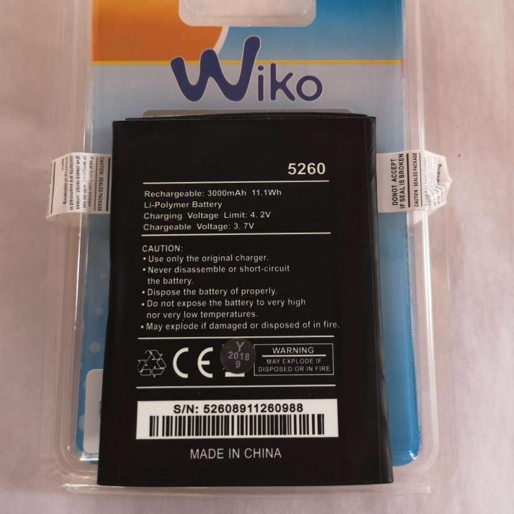 battery-แบตเตอรี่-โทรศัพท์-มือถือ-wiko-pulp-fab-5260-3000mah