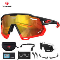 X-TIGER Cycling Glasses Polarized Sports Sunglasses Unisex Mountain Bike Riding Glasses UV400 Protection Bicycle Cycling Eyewear