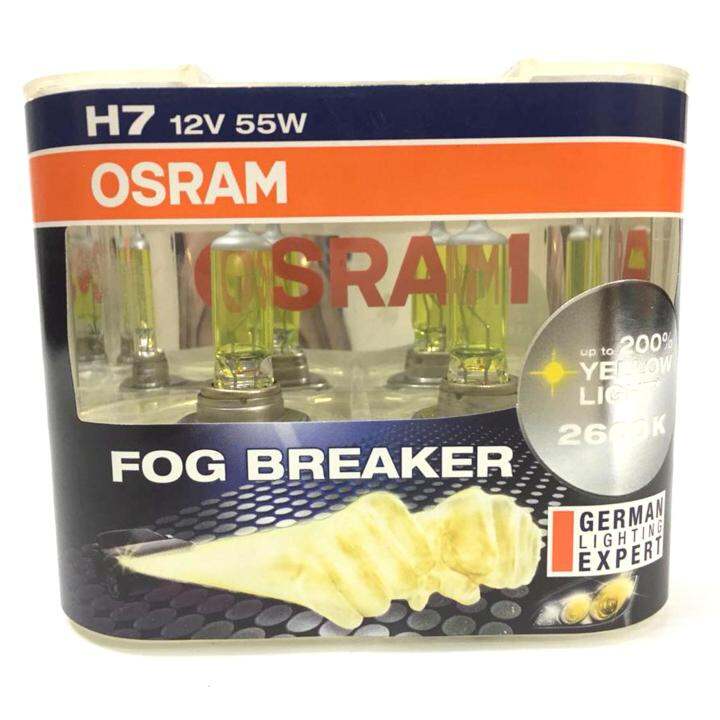 Original Osram H7 12V 55W 62210FBR Fog Breaker (Proton,Perodua,Honda ...