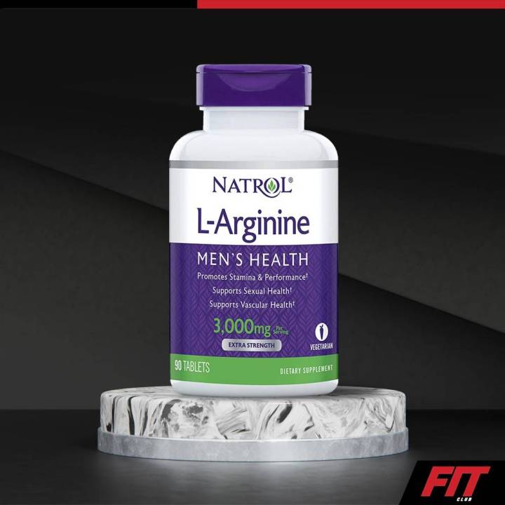 ของแท้-พร้อมส่ง-natrol-l-arginine-3-000-mg-90-tablets