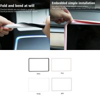 1Pcs Central Control Special Screen Decoration Protection Frame For Tesla Model 3 Y Navigation Screen Protector Silicone frame