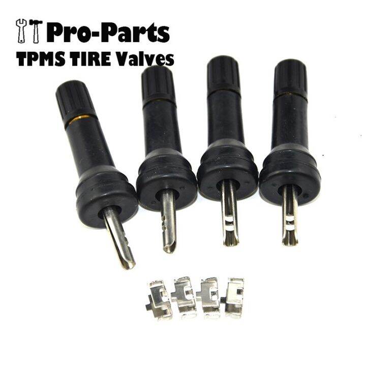 Tpms 4Pcs Sensor Replacement Rubber Tubeless Tyre Pressure Monitoring