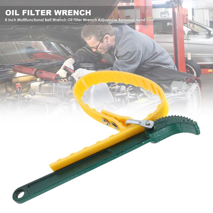 oil-filter-belt-wrench-8-inch-multifunctional-belt-wrench-oil-filter-wrench-adjustable-removal-hand-tool