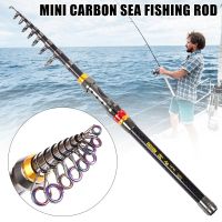 ETXFishing Rod Carbon Fiber Mini Telescopic Casting Fishing Rod 1.8/2.1/2.4/2.7/3.0/3.6M Spinning Ultralight Pole For Travel Sea